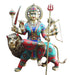 Brass Durga Stone Finish With Lacquer Statue 65Kg