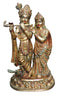 Brass Radha Krishna On One Base Idol Statue 36Kg