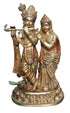 Brass Radha Krishna On One Base Idol Statue 36Kg