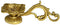 Brass Table Deepak Oil Lamp 0.4Kg