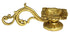 Brass Table Deepak Oil Lamp 0.4Kg