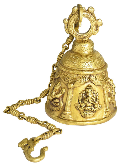 Brass Wall Hanging Temple Bell 4.4Kg
