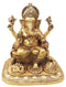 Brass Showpiece Ganesh Ji God Idol 5.3 Kg
