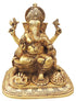 Brass Showpiece Ganesh Ji God Idol 5.3 Kg