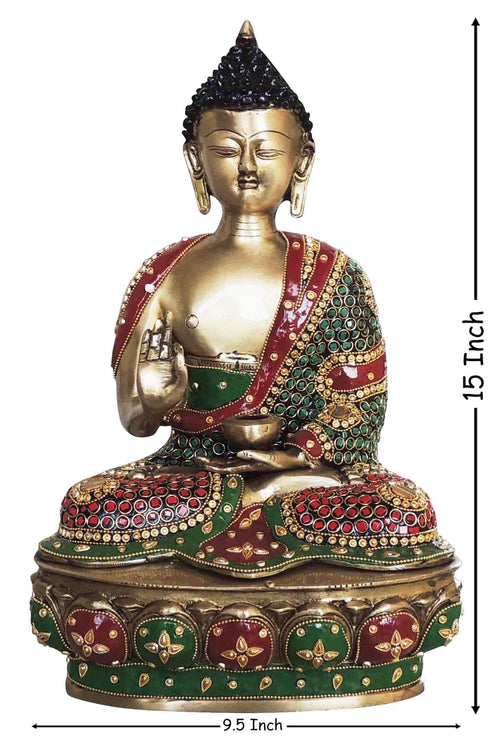 Brass Showpiece Buddha God 5.56Kg
