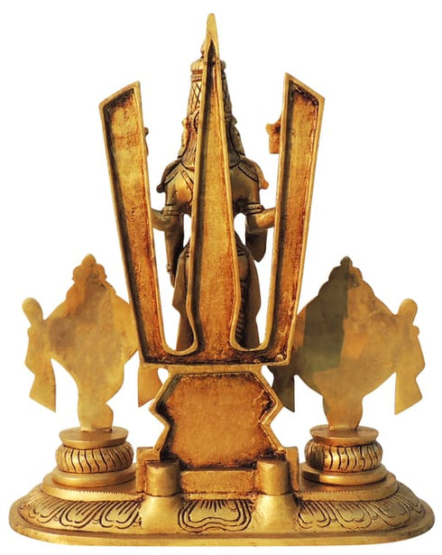 Brass Showpiece Shank Chakra Trishul Bala Idol 6.02Kg
