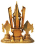 Brass Showpiece Shank Chakra Trishul Bala Idol 6.02Kg