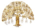 Brass Wall Hanging Showpiece Tree Statue 20.6 Kg