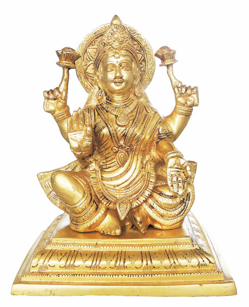 Brass Laxmi Ji Statue 3.38Kg
