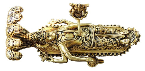 Brass Vishnu ji With Sheshnaag 333g