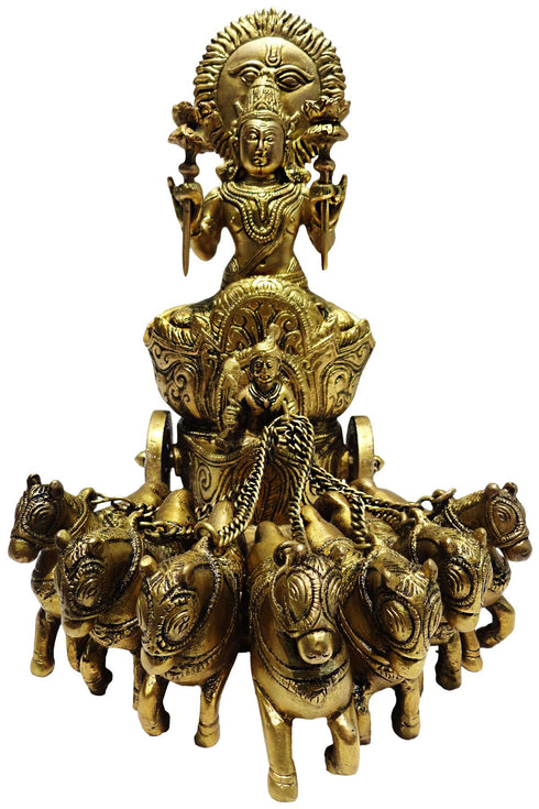 Brass Surya Dev Rath 7.266Kg