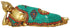 Brass Sleeping Buddha Statue 2.24Kg