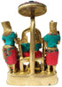 Brass Ram Darbar Stone God Idol Statue 11.62Kg