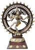 Brass Nataraja Statue With Tri Color Finish 4.3Kg