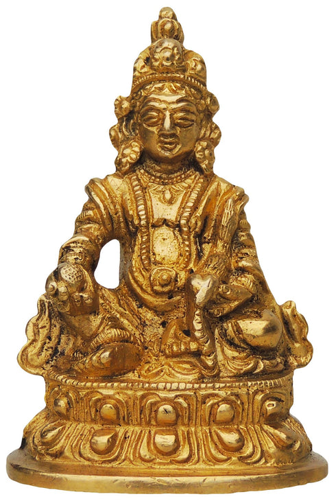 Brass Kuber Ji God Statue 0.29Kg