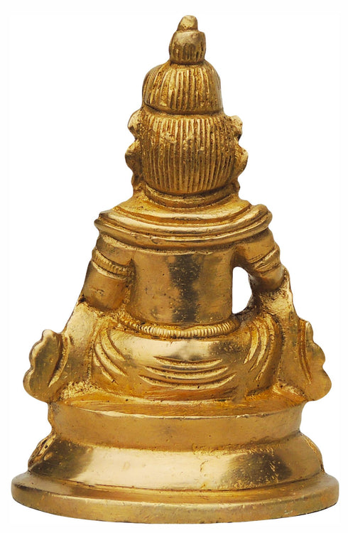 Brass Kuber Ji God Statue 0.29Kg