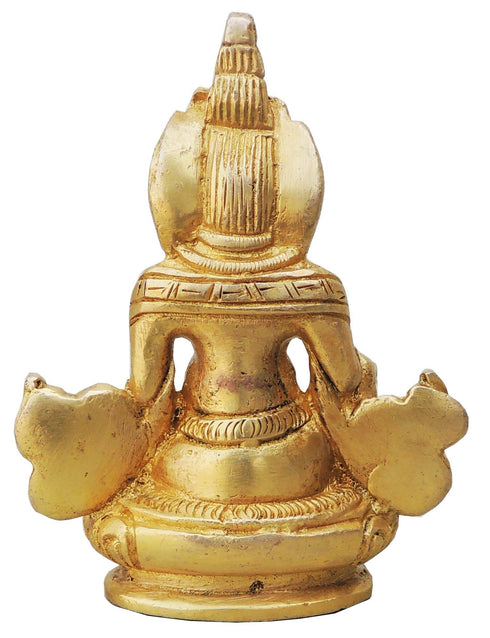 Brass Kuber Ji God Idol Statue 0.375Kg