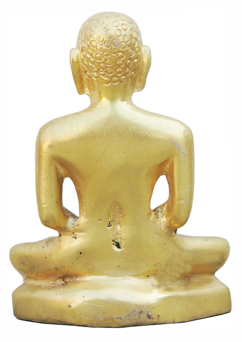 Brass Mahaveer Ji Statue 1.15Kg