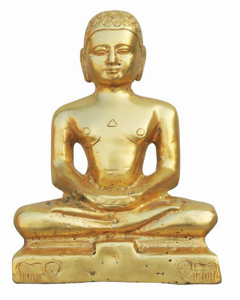 Brass Mahaveer Ji Statue 6.025Kg
