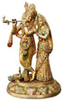 Brass Radha Krishna God Idol Statue 9.732Kg