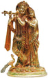 Brass Radha Krishna God Idol Statue 3.76Kg