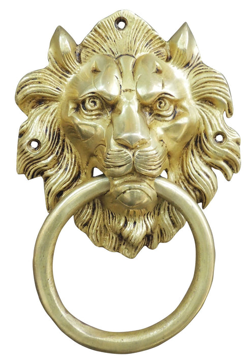 Brass Lion Door Knocker 0.88Kg