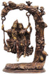 Brass Radha Krishna Tree Jhula Statue 15.77Kg