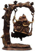 Brass Radha Krishna Tree Jhula Statue 15.77Kg