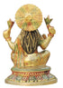 Brass Laxmi Ji Goddess Idol Statue 2.075Kg