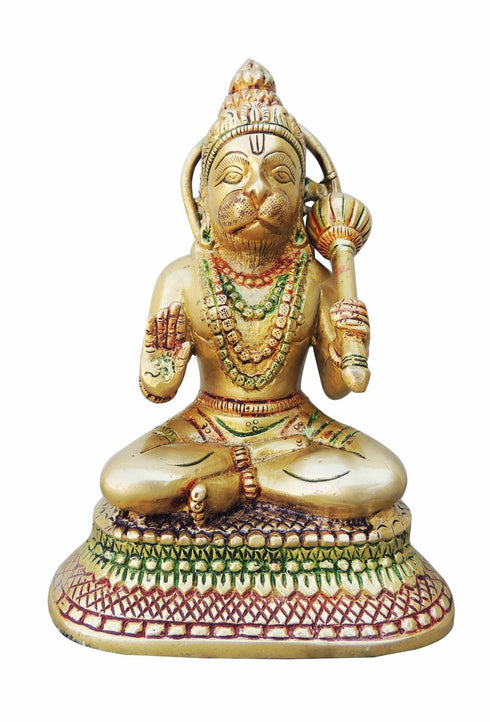 Brass Hanuman Ji Statue 1.6Kg