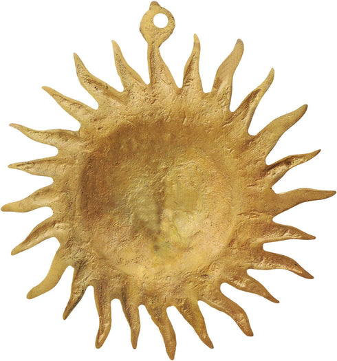 Brass Wall Hanging Sun Statue 1.32Kg