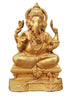 Brass Ganesh Ji Statue 0.88Kg