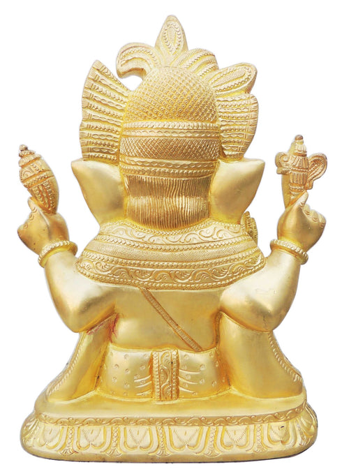 Brass Ganesh Ji Statue 6.34Kg
