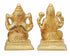 Brass Laxmi Ganesh Pair God Idol Statue 0.4Kg