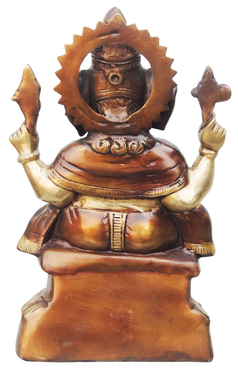 Brass Ganesh Ji Statue 11.715Kg
