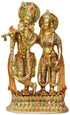 Brass Radha Krishna Statue 4.48Kg