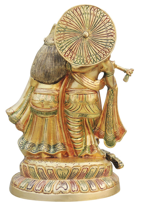 Brass Radha Krishna Statue 5.8Kg