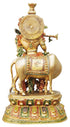 Brass Krishna With Cow Big Idol 15Kg