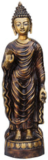 Brass Standing Budha Statue 10.38Kg