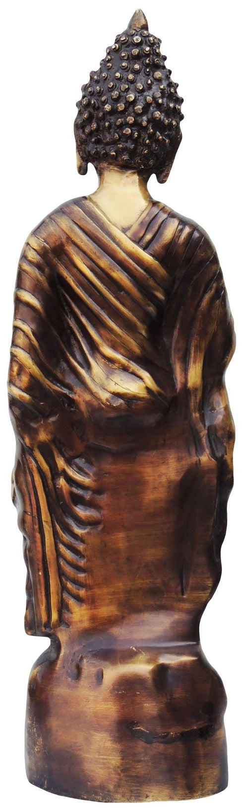 Brass Standing Budha Statue 10.38Kg