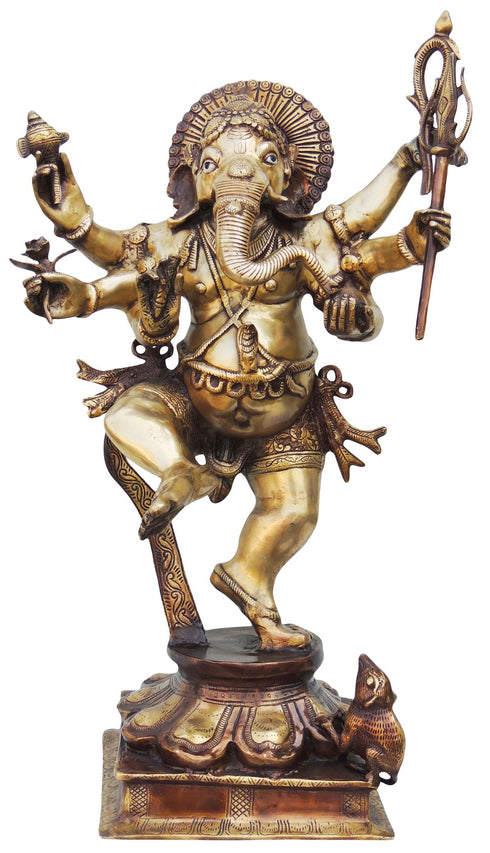 Brass Ganesh Ji Statue 19Kg