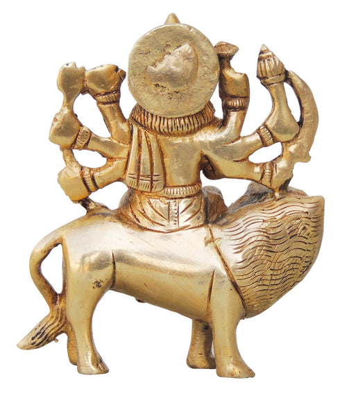 Brass Goddess Durga Superfine Idol 0.492Kg