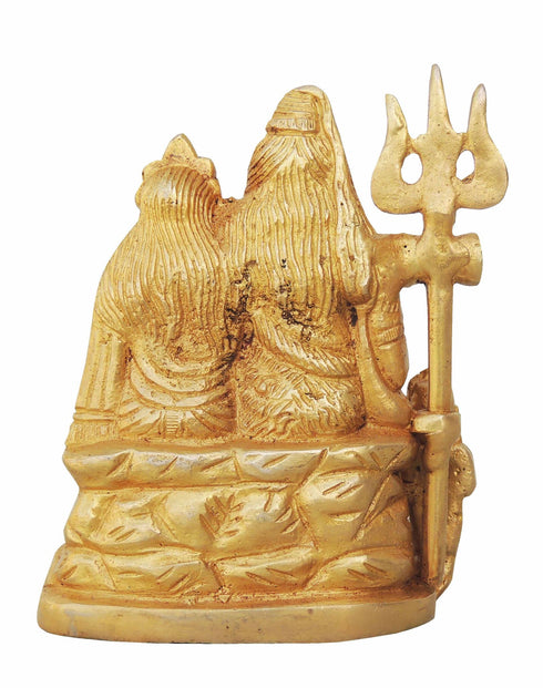 Brass Shiv Parivar Idol Statue 0.86Kg