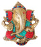 Brass Wall Hanging Ganesh Finish 1.32Kg