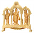 Brass Ram Darbar God Idol Statue 0.62Kg