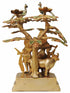 Brass Radha Krishna Tree 3.26Kg
