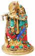 Brass Radha Krishna Idol Statue 1.58Kg