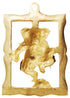Brass Wall Hanging Ganesh Statue With Coral 0.98Kg