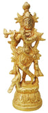 Brass Krishna Normal Statue 0.7Kg