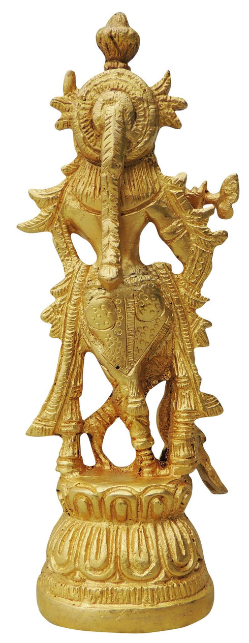 Brass Krishna Normal Statue 0.7Kg